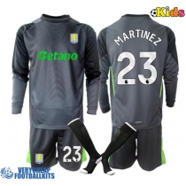 Aston Villa Emiliano Martinez #23 Goalkeeper Replica Home Minikit 2025-26 Long Sleeve (+ pants)